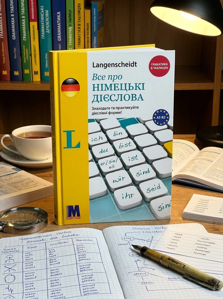 Все про німецькі дієслова - граматика в таблицях — Вивчення мов