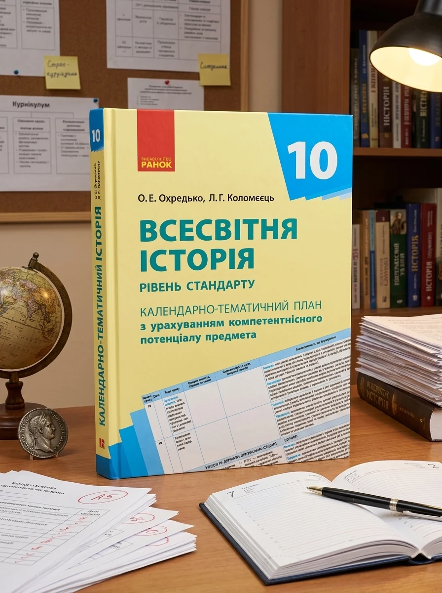 Всесвітня історія 10 клас. Календарно-тематичне планування. Рівень стандарту — Історія та публіцистика