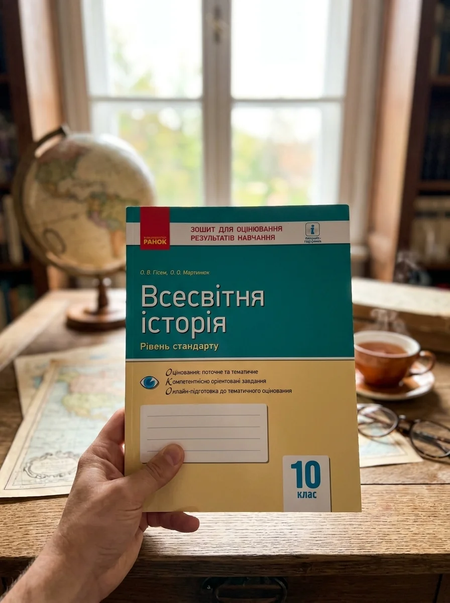 Всесвітня історія. 10 клас. Зошит для оцінювання результатів навчання. Рівень стандарту — Історія та публіцистика