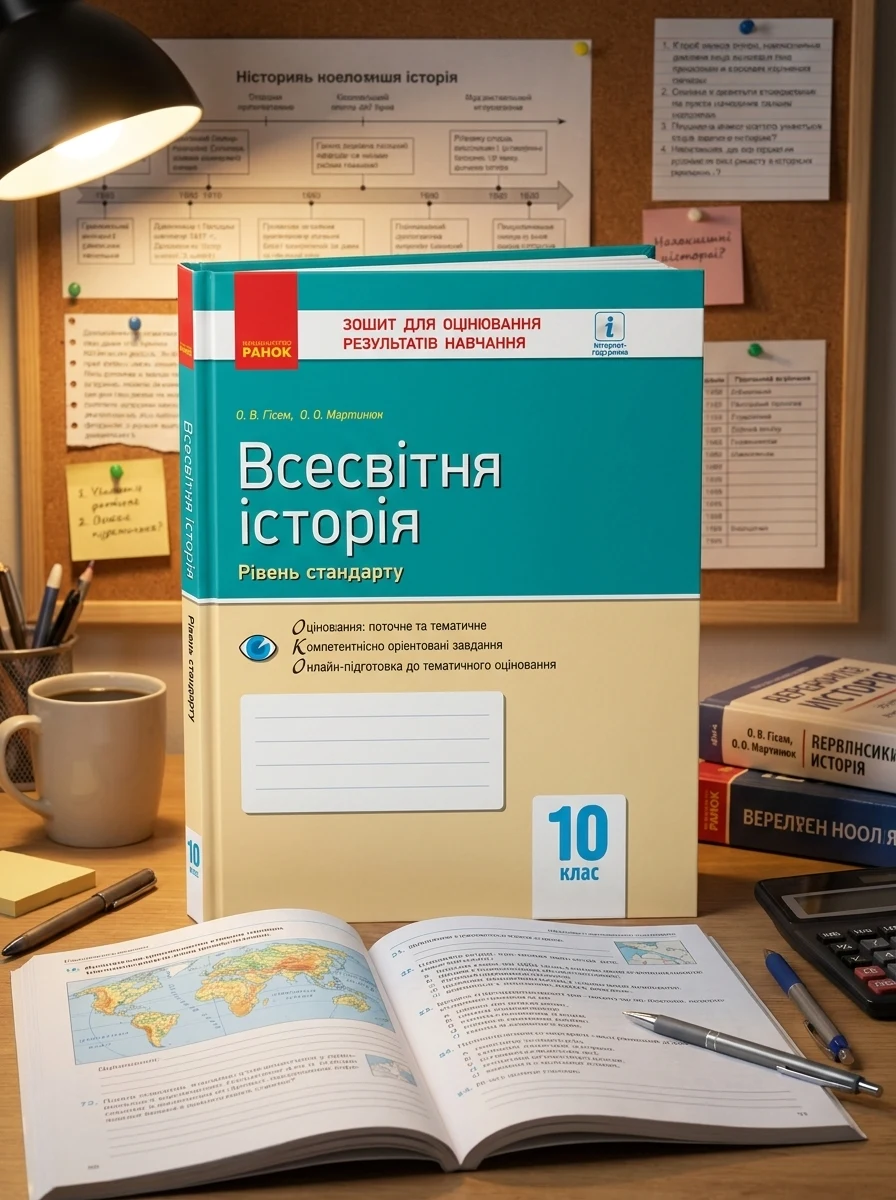 Всесвітня історія. 10 клас. Зошит для оцінювання результатів навчання. Рівень стандарту — фото 2
