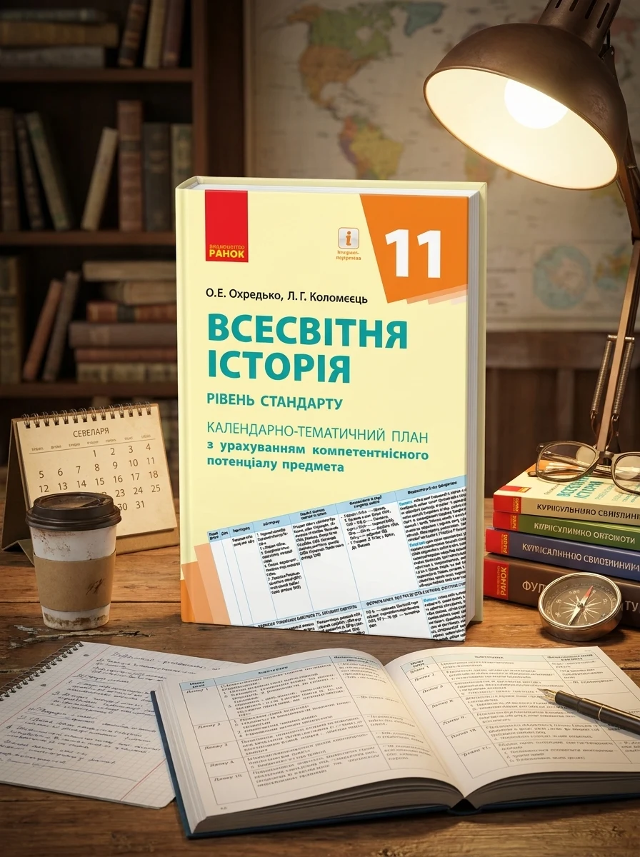 Всесвітня історія 11 клас. Календарно-тематичний план. Рівень стандарту