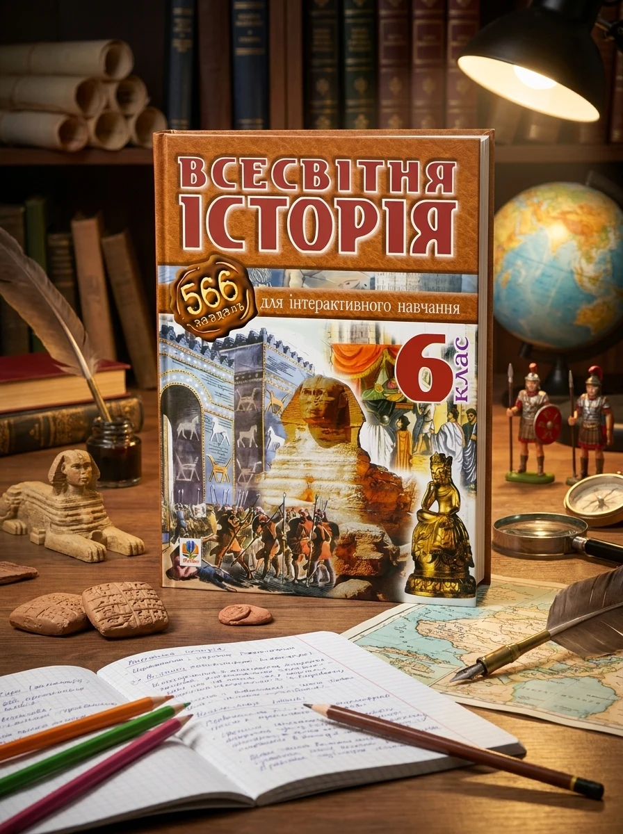 Всесвітня історія. 566 завдань для інтерактивного навчання. 6 клас — Дитяча література