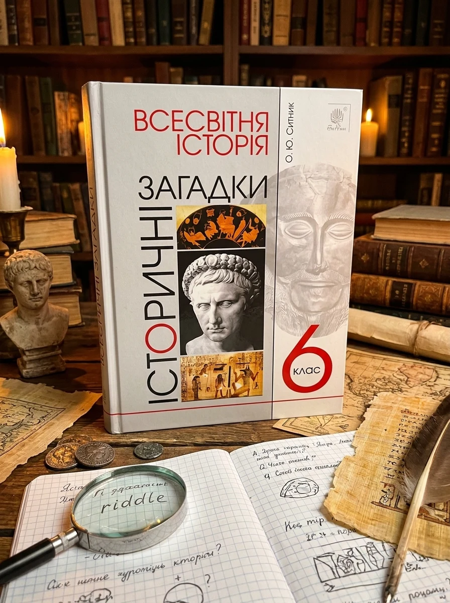 Всесвітня історія. 6 клас. Історичні загадки