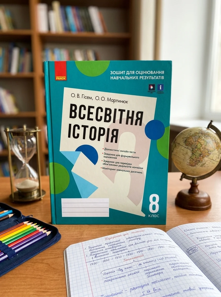 Всесвітня історія. 8 клас. Зошит для оцінювання навчальних результатів — Історія та публіцистика