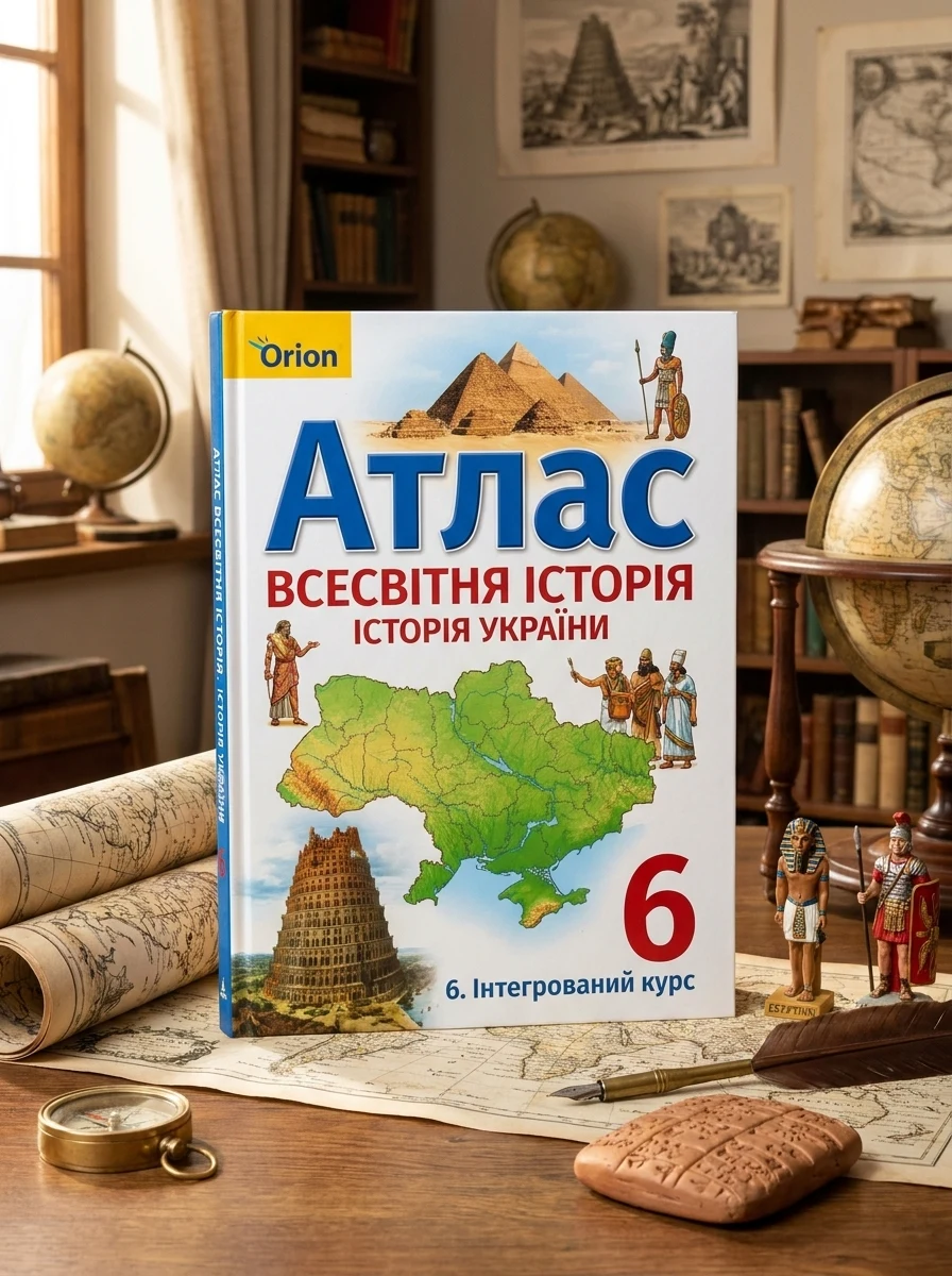 Всесвітня історія. Історія України 6 клас. Атлас — Дитяча література