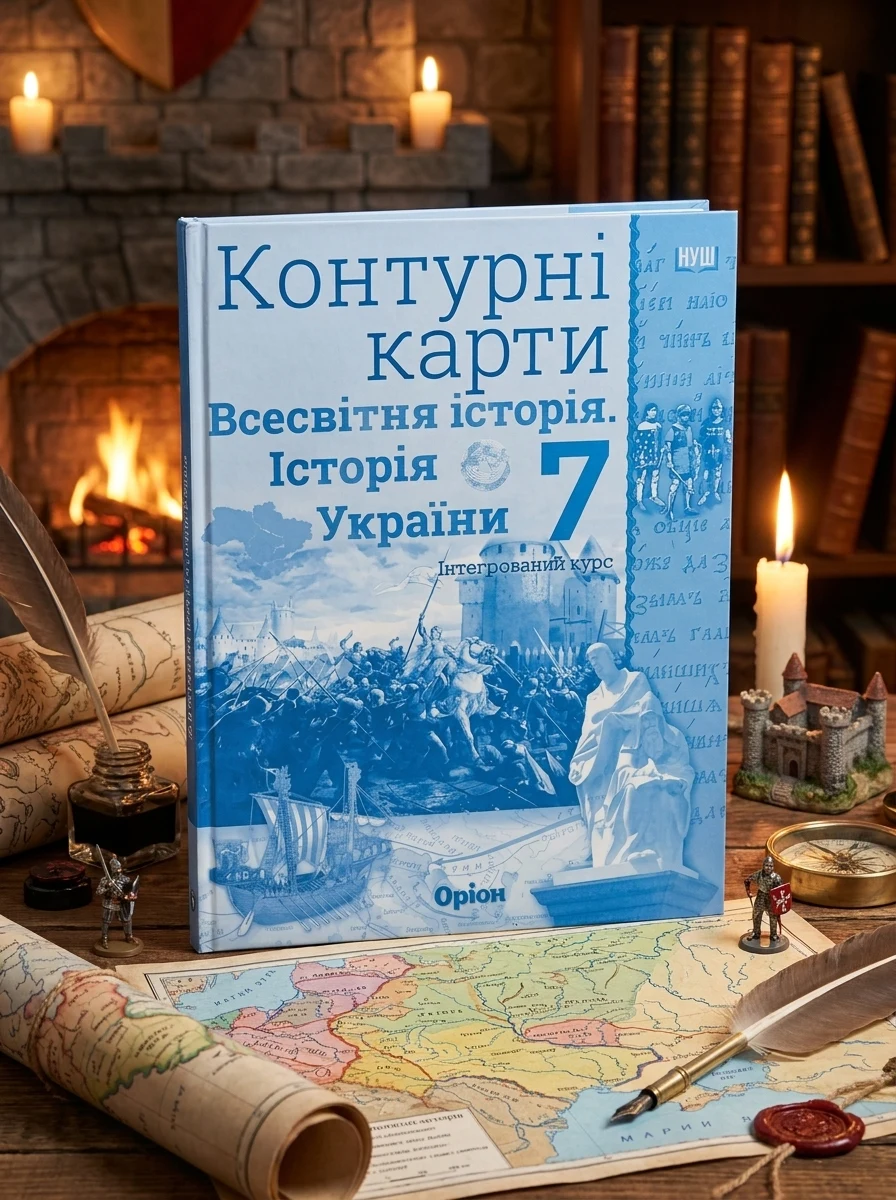 Всесвітня історія. Історія України 7 клас. Контурні карти. Інтегрований курс — Дитяча література