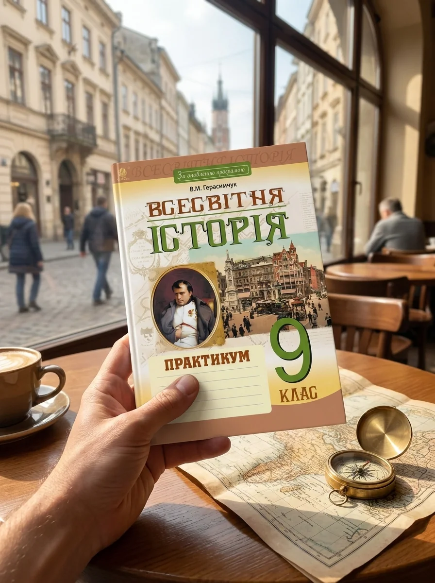 Всесвітня історія. Практикум. 9 клас. За оновленою програмою — Василь Герасимчук, обкладинка