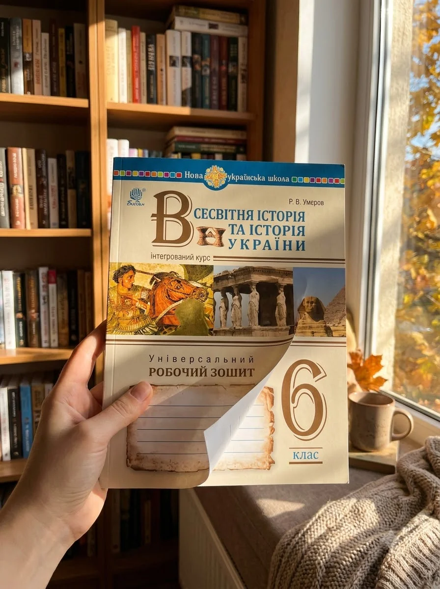 Всесвітня історія та історія України (інтегрований курс). Універсальний робочий зошит. 6 клас — Дитяча література