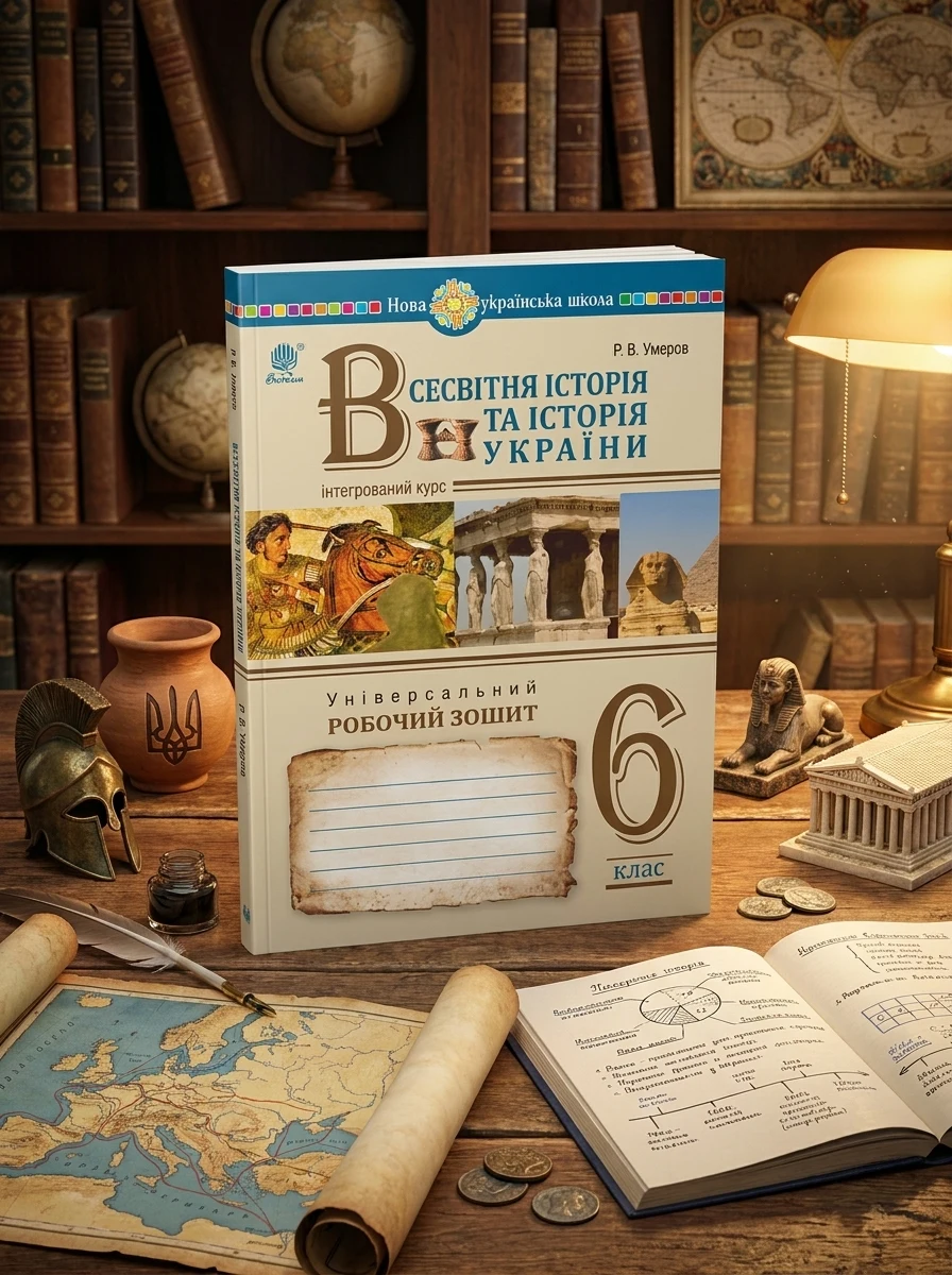 Всесвітня історія та історія України (інтегрований курс). Універсальний робочий зошит. 6 клас — фото 2