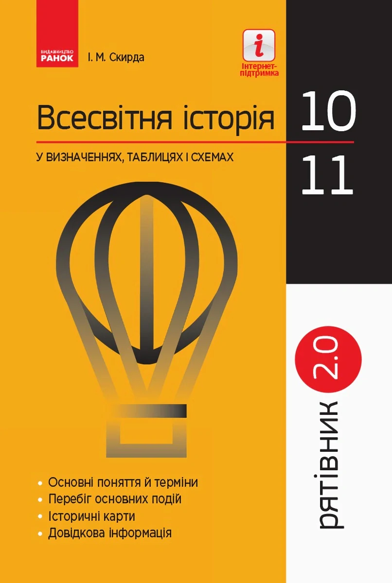 Всесвітня історія у визначеннях, таблицях і схемах. 10-11 класи