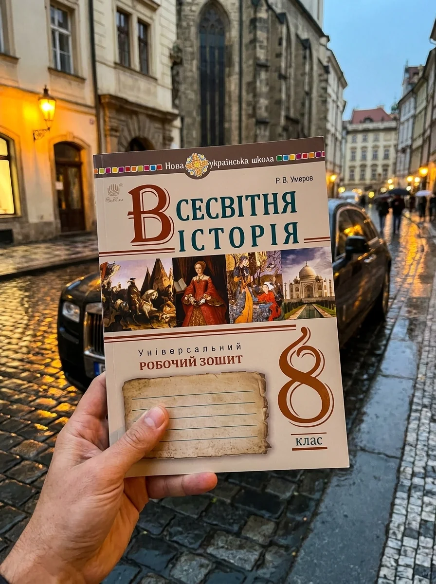 Всесвітня історія. Універсальний робочий зошит. 8 клас — Руслан Умєров, обкладинка