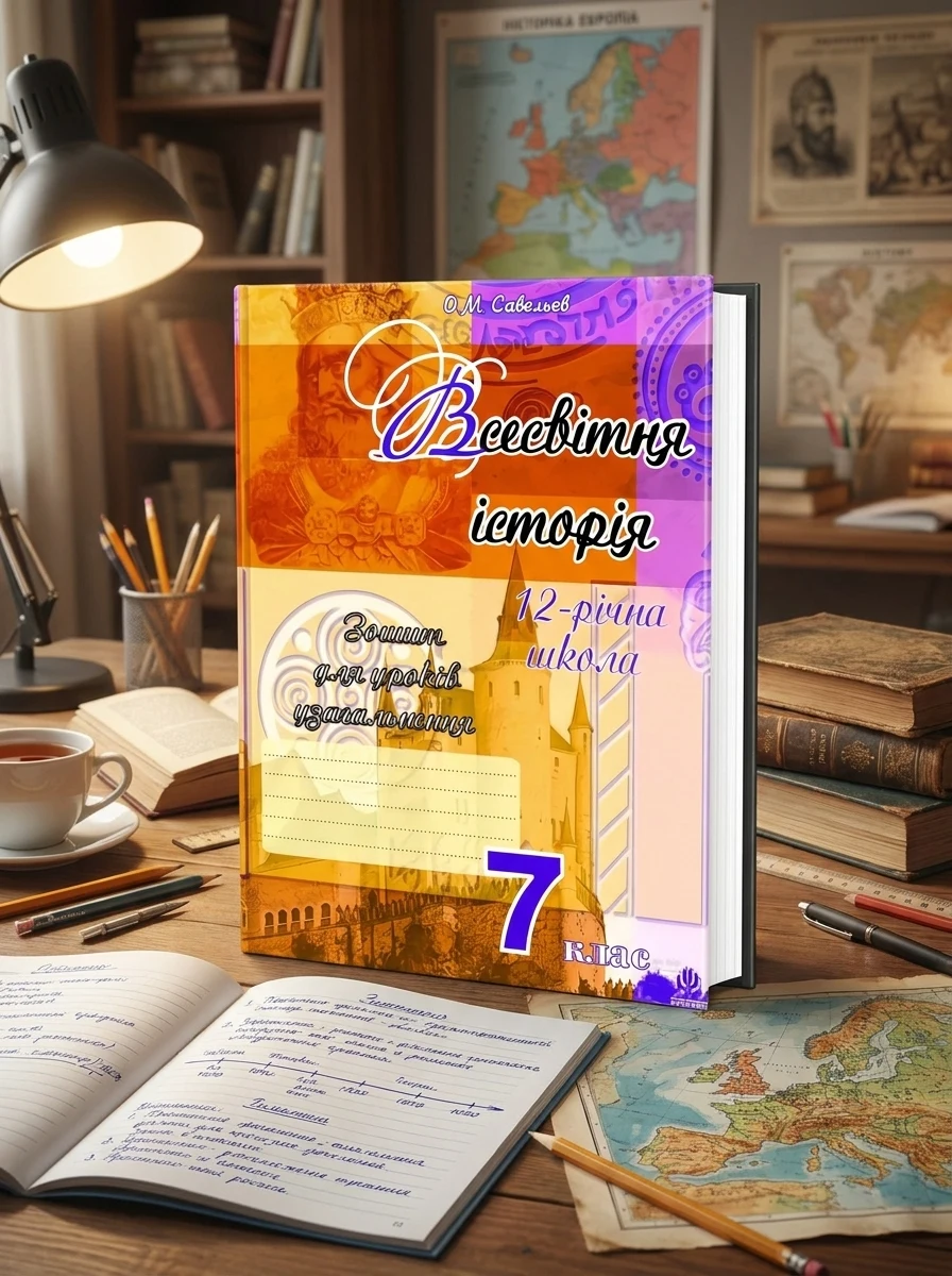 Всесвітня історія. Зошит для уроків узагальнення. 7 клас — Дитяча література