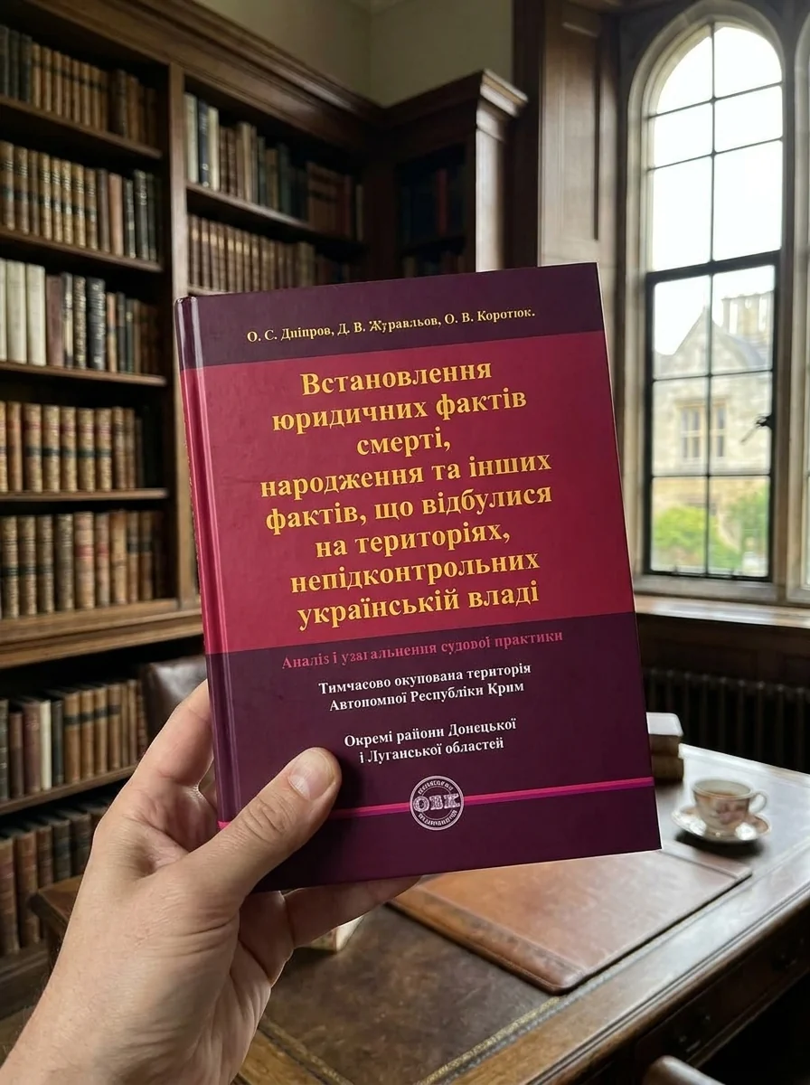 Встановлення юридичних фактів смерті, народження та інших фактів, що відбулися на територіях, непідконтрольних українській владі. Аналіз і узагальнення судової практики — Книги