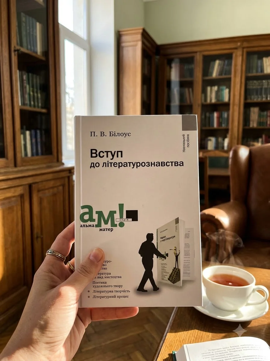 Вступ до літературознавства — Петро Білоус, обкладинка