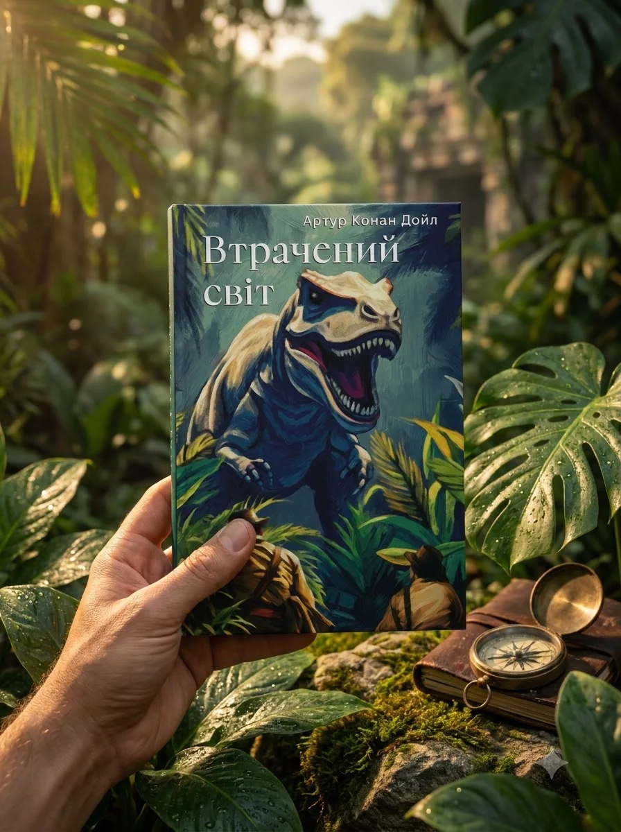 Втрачений світ — Артур Конан Дойл, обкладинка