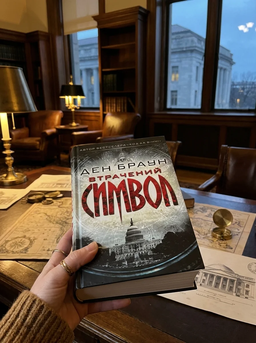 Втрачений символ — Ден Браун, обкладинка