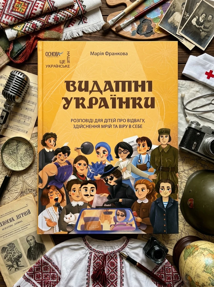 Видатні українки. Розповіді для дітей про відвагу, здійснення мрій та віру в себе — Дитяча література