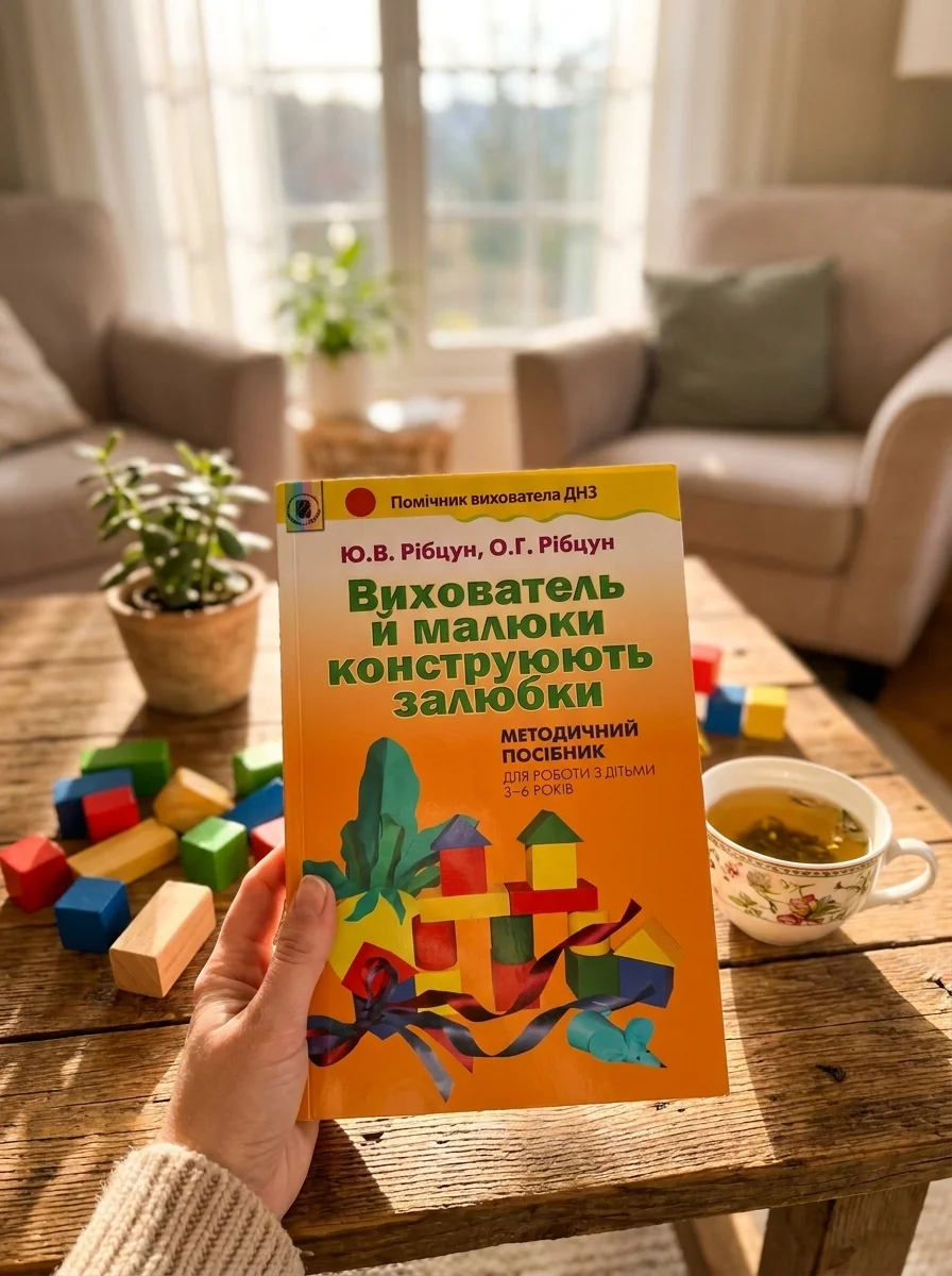 Вихователь й малюки конструюють залюбки. Методичний посібник для роботи з дітьми 3–6 років — фото 2