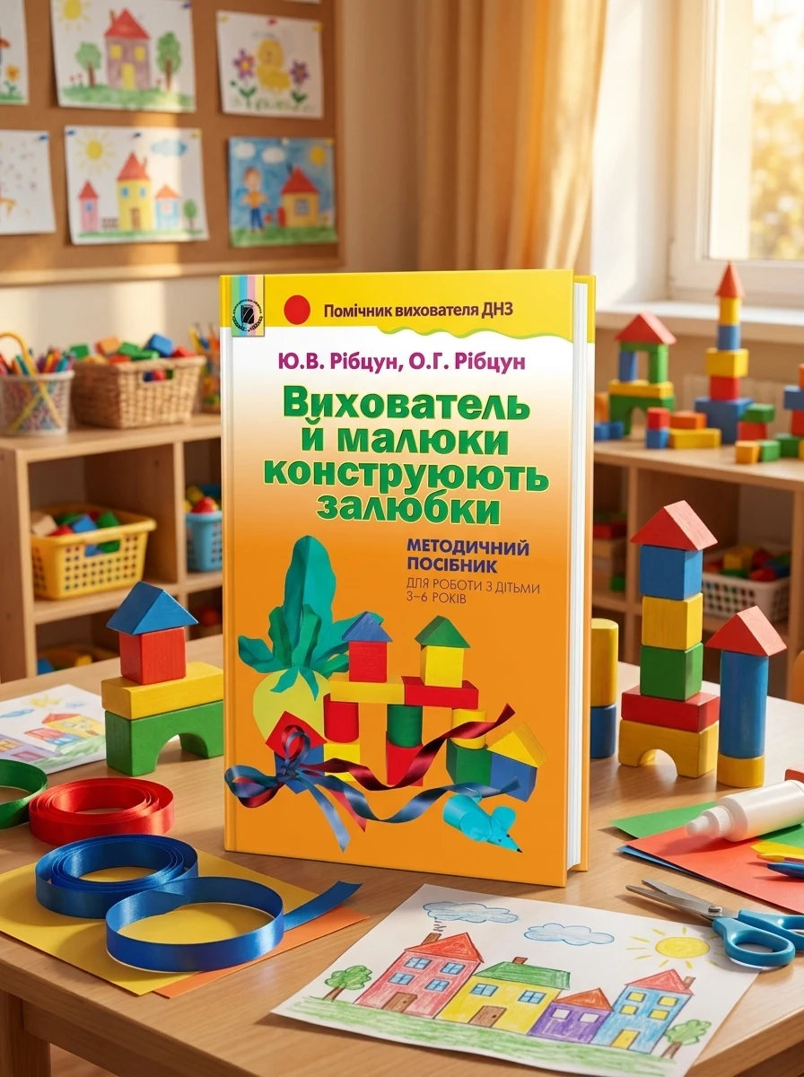Вихователь й малюки конструюють залюбки. Методичний посібник для роботи з дітьми 3–6 років — Наука та психологія