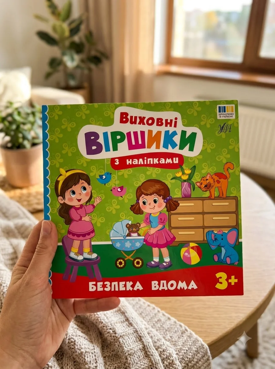 Виховні віршики з наліпками. Безпека вдома — фото 2