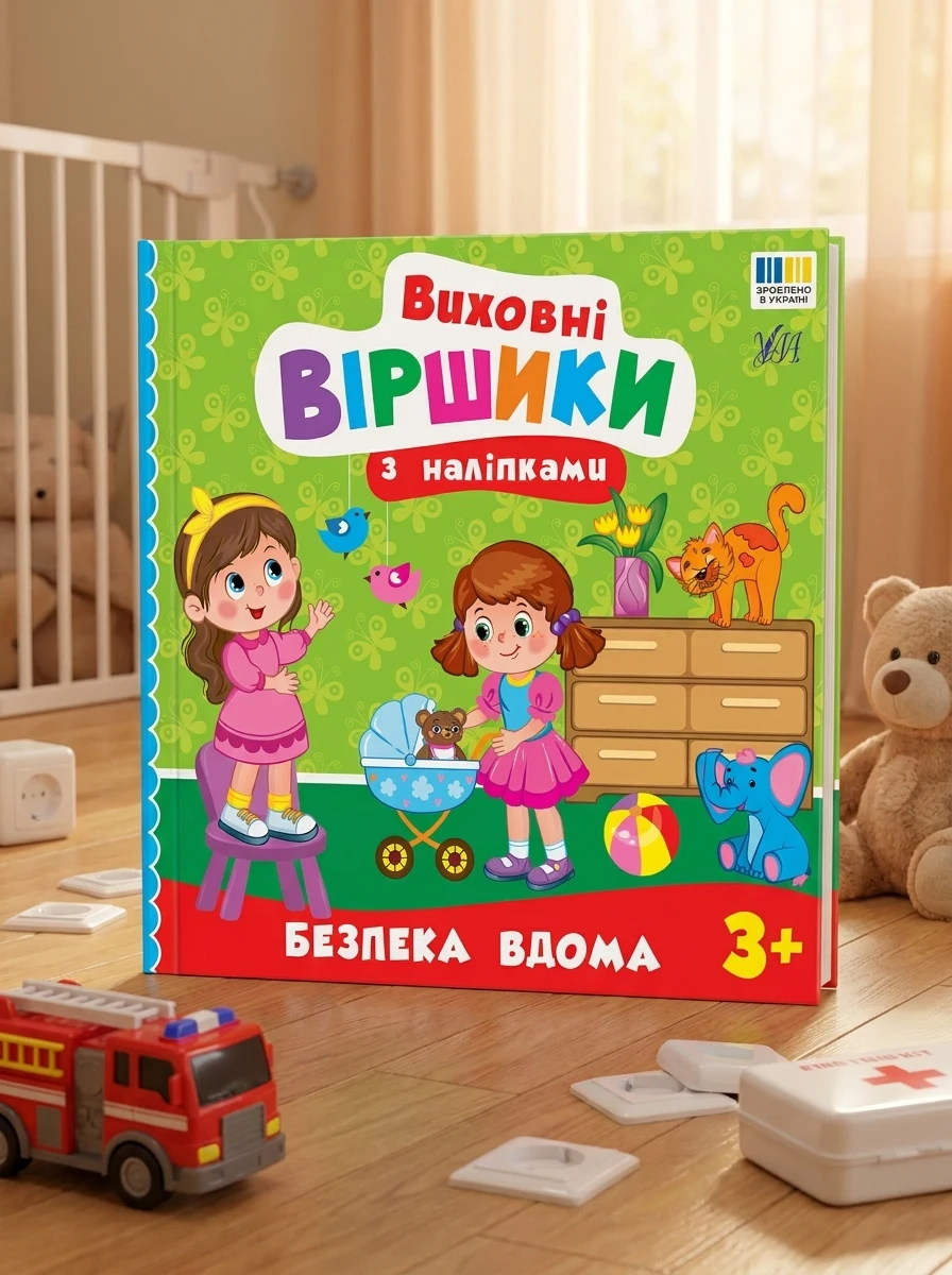 Виховні віршики з наліпками. Безпека вдома — Дитяча література