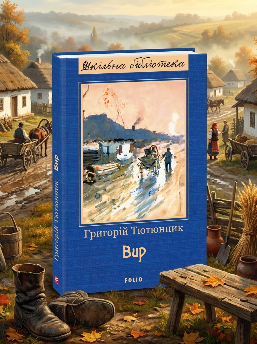 Вир — Григорій Тютюнник, обкладинка