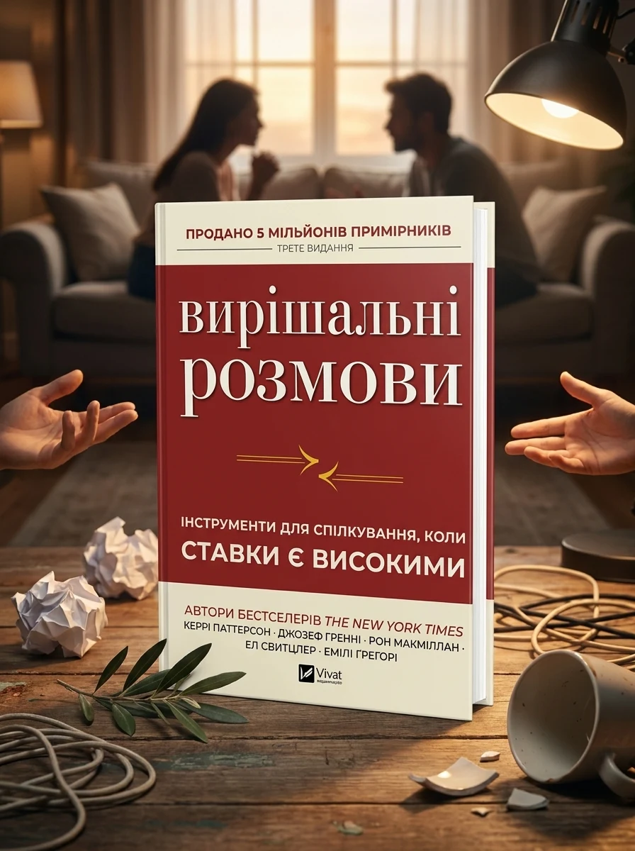 Вирішальні розмови. Інструменти для спілкування, коли ставки є високими — Керрі Паттерсон, обкладинка