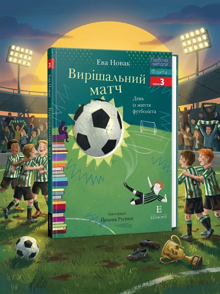 Вирішальний матч. Люблю читати. Рівень 3 — Дитяча література