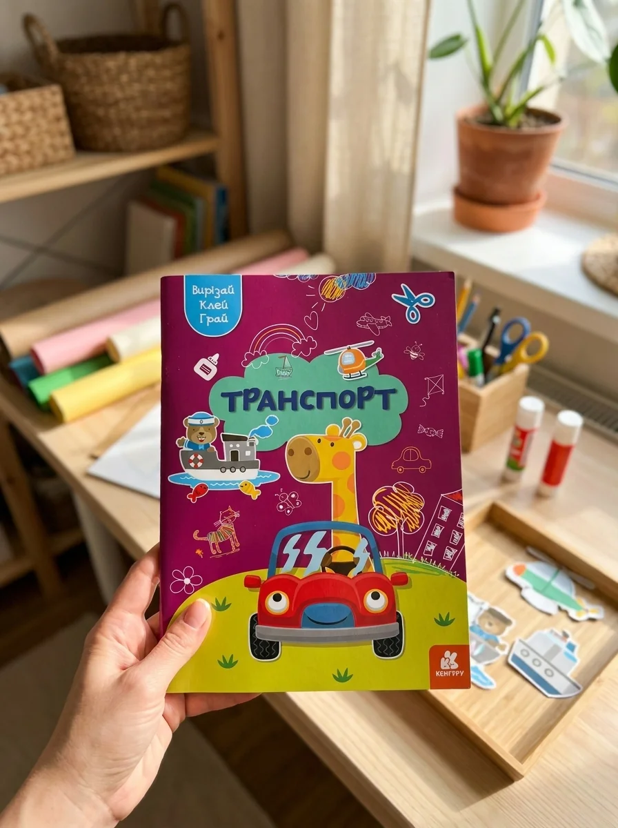 Вирізай. Клей. Грай. Транспорт — Дитяча література