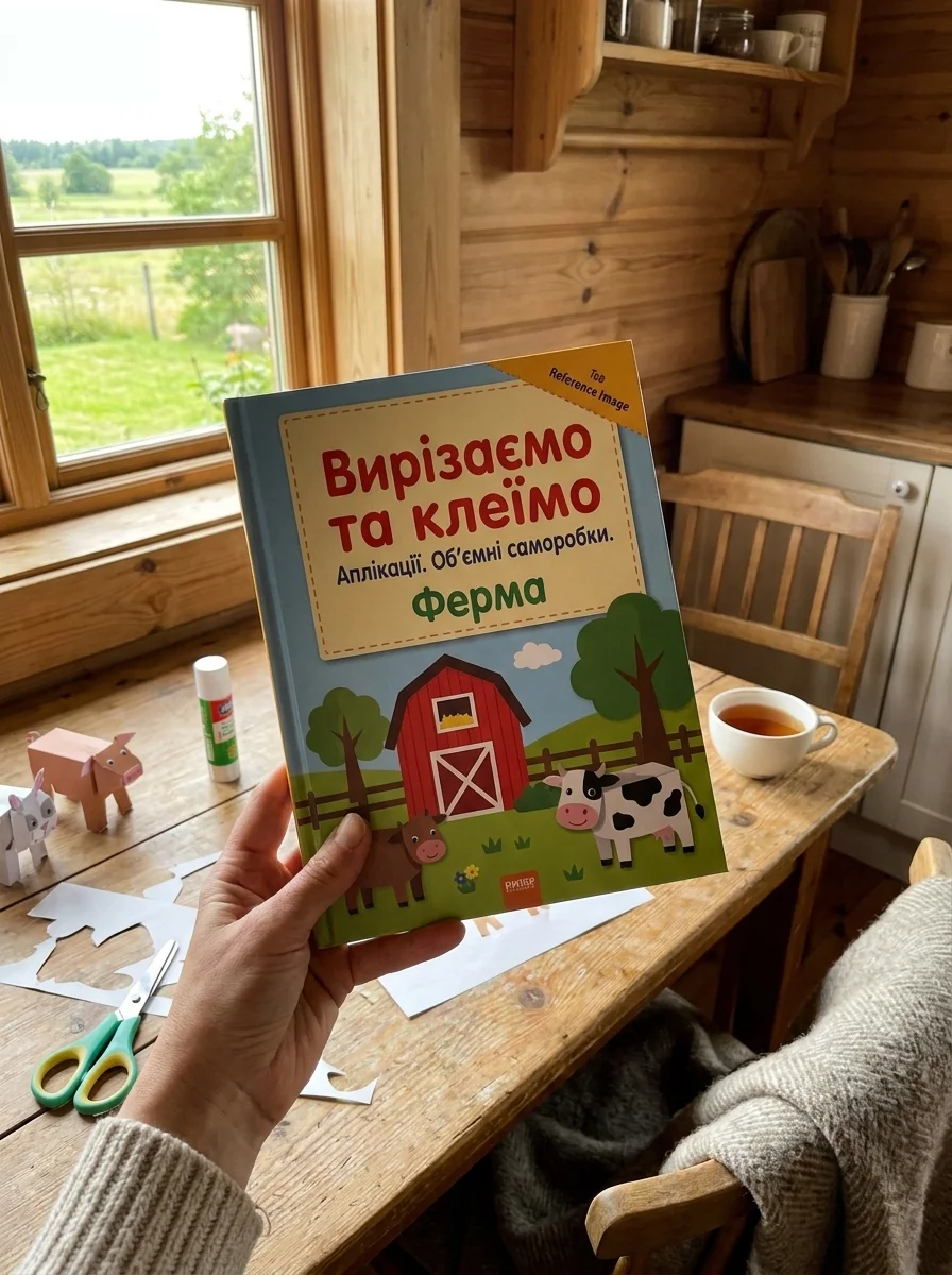 Вирізаємо та клеїмо. Аплікації. Об'ємні саморобки. Ферма — Дім, сім'я, релігія
