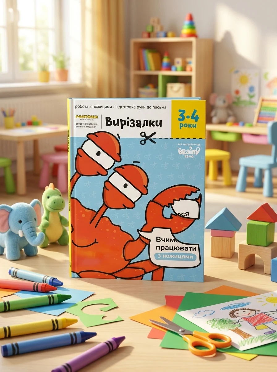 Вирізалки 3-4 роки — Дитячі книги