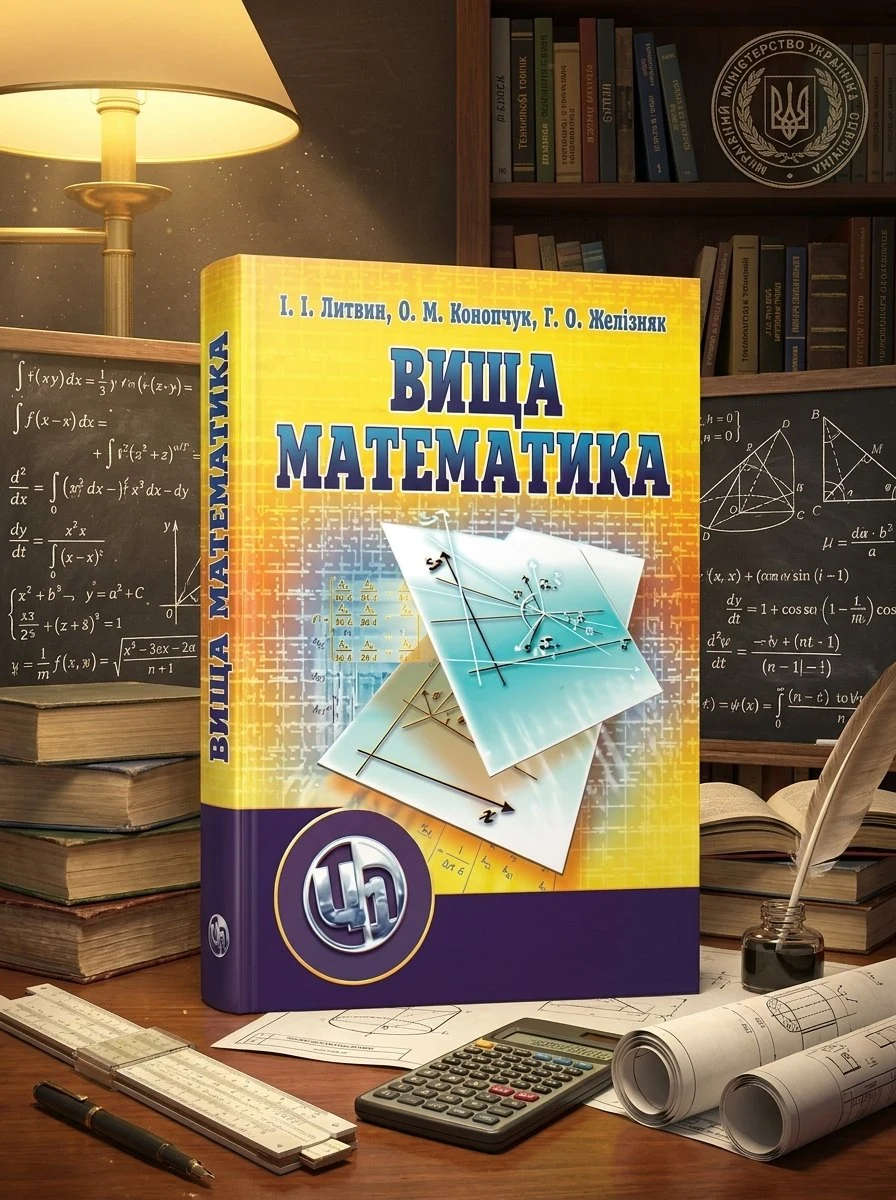Вища математика. 2-ге видання — Литвин І.І., обкладинка