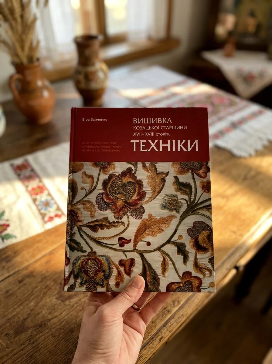 Вишивка козацької старшини XVII-XVIII століть. Техніки — Віра Зайченко, обкладинка