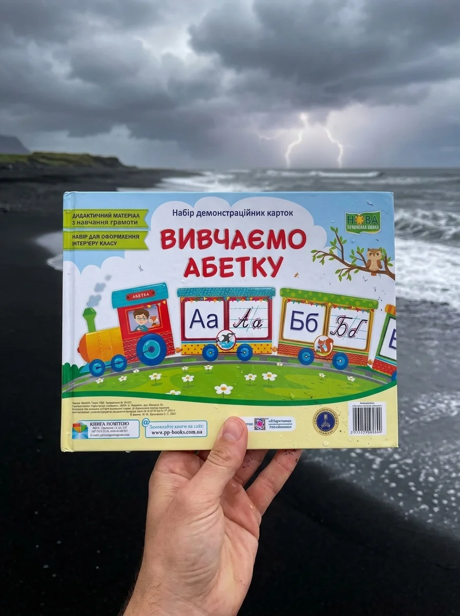 Вивчаємо абетку. Набір демонстраційних карток — Навчальна література