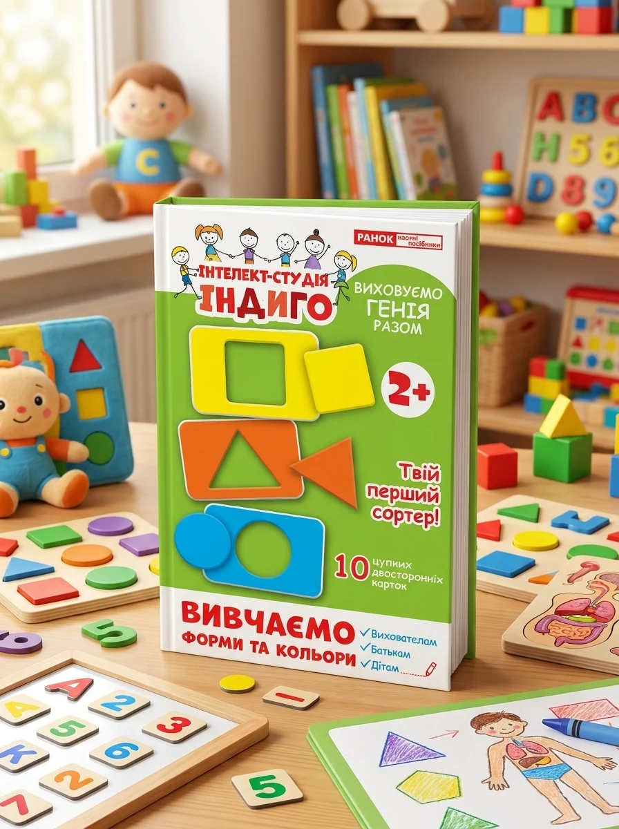 Вивчаємо форми та кольори. Серія «Інтелект-студія ІНДИГО»