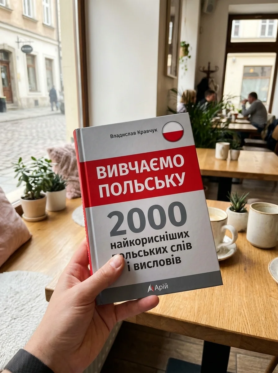 Вивчаємо польську. 2000 найкорисніших польських слів і висловів — Владислав Кравчук, обкладинка