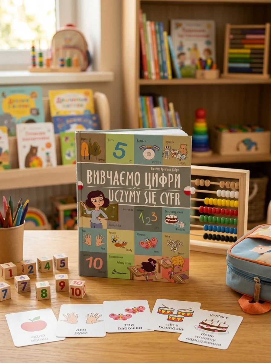 Вивчаємо цифри. Uczymy się cyfr. Українсько-польська — Дитяча література