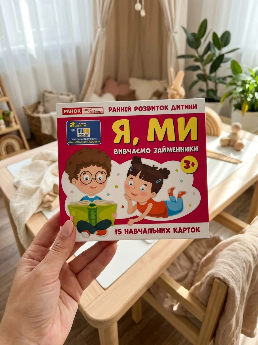 Вивчаємо займенники Я, МИ. Навчальні картки — Вивчення мов