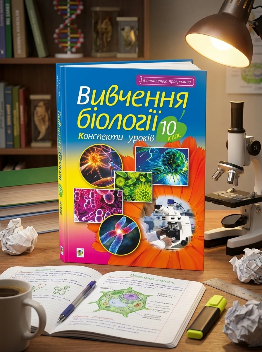 Вивчення біології. 10 клас. Конспекти уроків — фото 2