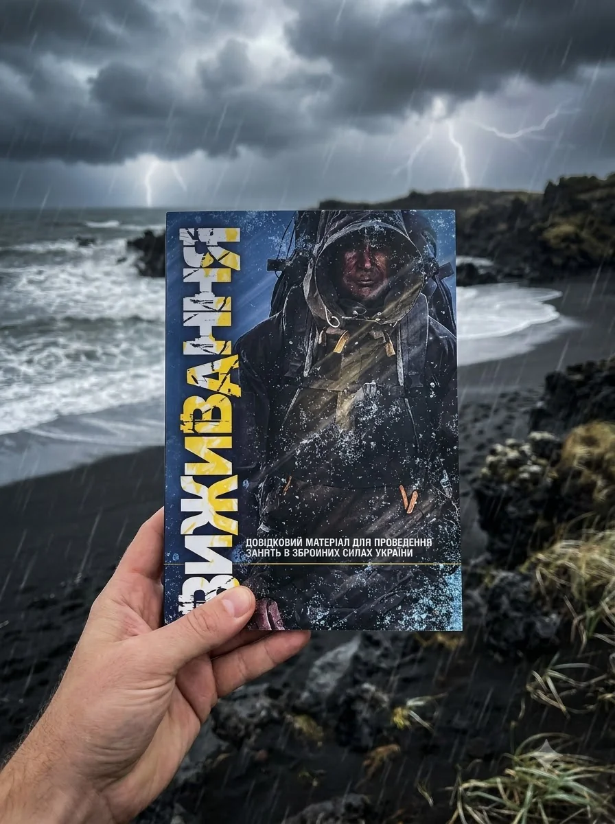 Виживання. Довідковий матеріал для проведення занять в Збройних силах України, обкладинка