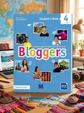 Bloggers 4. Student's book. B1 — Лаура Бродбент, обкладинка