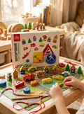 Дерев'яна шнурівка Транспорт 48649 Fun Game, 56 деталей, в коробці, обкладинка