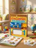 English Vocabulary. Словник з англійської мови з ілюстраціями. 1 клас — Тетяна Будна, обкладинка