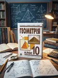 Геометрія. 10 клас. Академічний рівень — Яків Бродський, обкладинка