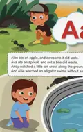 Інтерактивна книга-гра Funny letters and words для вивчення англійської мови, фото 4
