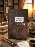 Календар щасливого чоловіка 2024 (Коричневий), обкладинка