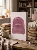 Кепка «In my reading era» (рожева), обкладинка