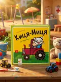 Книга Киця-Миця на тракторі — Аніта Ґловінська, обкладинка