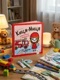 Книга Киця-Миця знайомиться з пожежником — Аніта Ґловінська, обкладинка