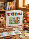 Книга Рухомі картинки. Хто як говорить? - Ганна Чубач, обкладинка